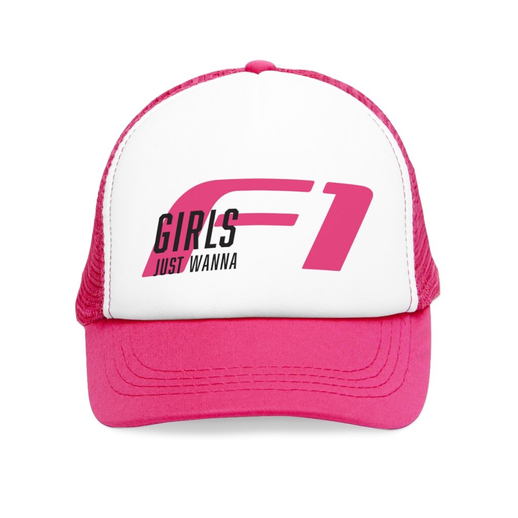 Pink Girls Just Wanna F1 Hat